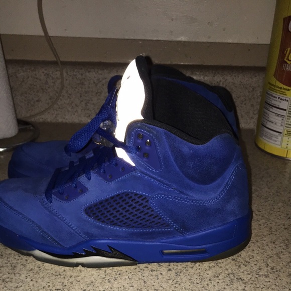 blue suede 5s